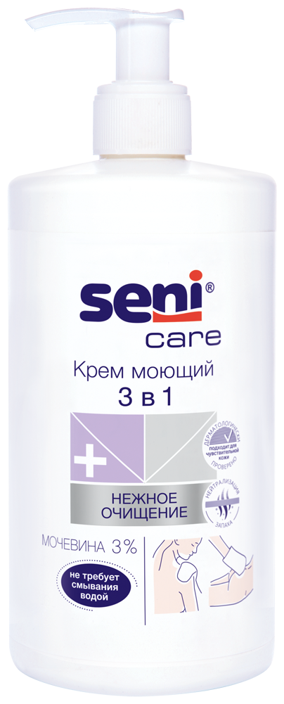 Крем Seni Care Моющий крем для тела 3 в 1