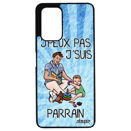 фото Противоударный чехол на телефон // xiaomi redmi note 10 pro // "не могу - стал крестным!" семья юмор, utaupia, голубой