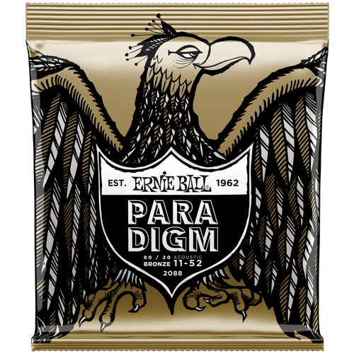 ​Струны для акустической гитары Ernie Ball 2088 Paradigm Light 80/20 Bronze 11-52 ernie ball 2088 струны для акуст гитары