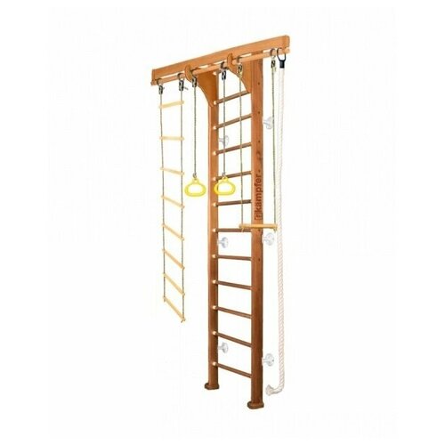 Шведская стенка Kampfer Wooden Ladder Wall (цвет: №2 Ореховый (белый)) шведская стенка kampfer wooden ladder maxi wall 1 натуральный белый