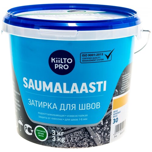 Kiilto Затирка Kiilto Saumalaasti SAUMALAASTI_№30 бежевый 3 кг