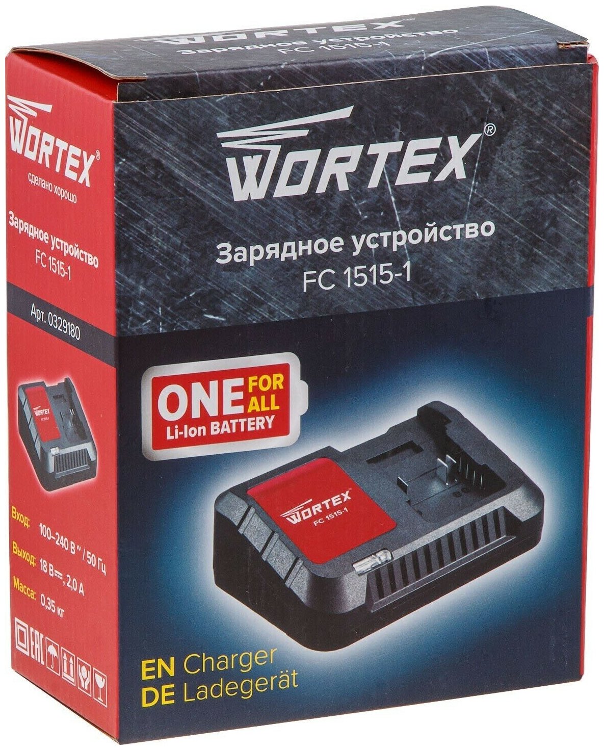 Зарядное устройство WORTEX FC 1515-1 ALL1 (0329180)