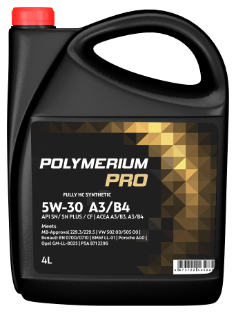 POLYMERIUM PRO 5W-30 A3/B4 API SN 4L