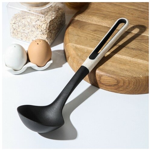 Половник Доляна Pronto цвет белый чёрный 438₽