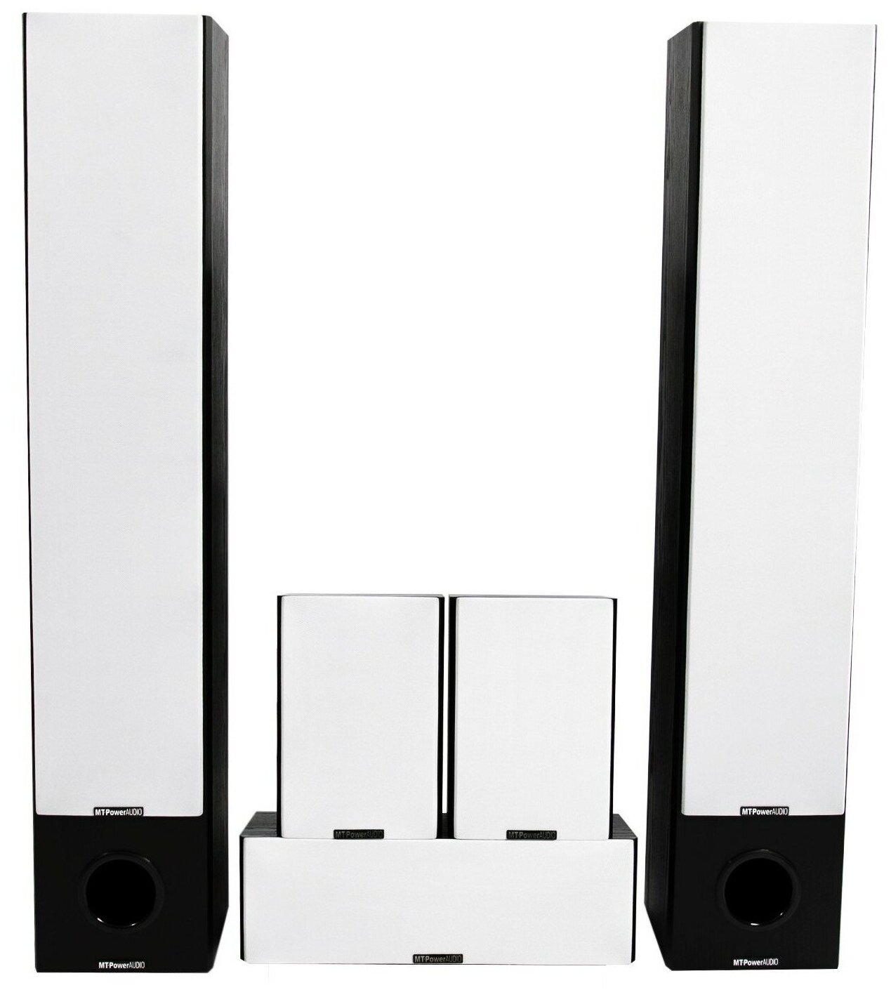 Комплект акустических систем MT Power 89509045 Performance XL Set-5.0 Black (White grills)