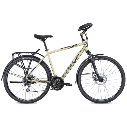 Комфортный велосипед Stinger Horizont Evo (2021) 52 см Бежевый (170-180 см)