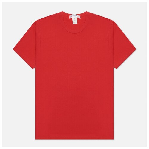 Мужская футболка Comme des Garcons SHIRT Back Logo Monogram красный , Размер S