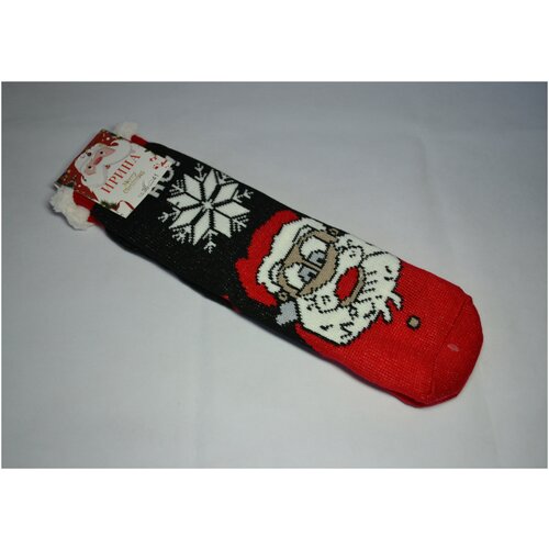 фото Носки ирина, размер 36-41, черный, мультиколор, белый, красный