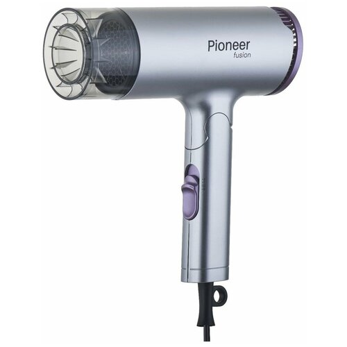 Фен складной Pioneer с турмаливой ионизацией и инновационным концентратором 2 скорости 2 режима нагрева керамическая решетка 1400 Вт 109000₽