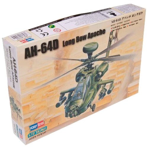 сборная модель hobbyboss ah 64d apache longbow 87219 1 72 HobbyBoss AH-64D Apache Longbow (87219) 1:72