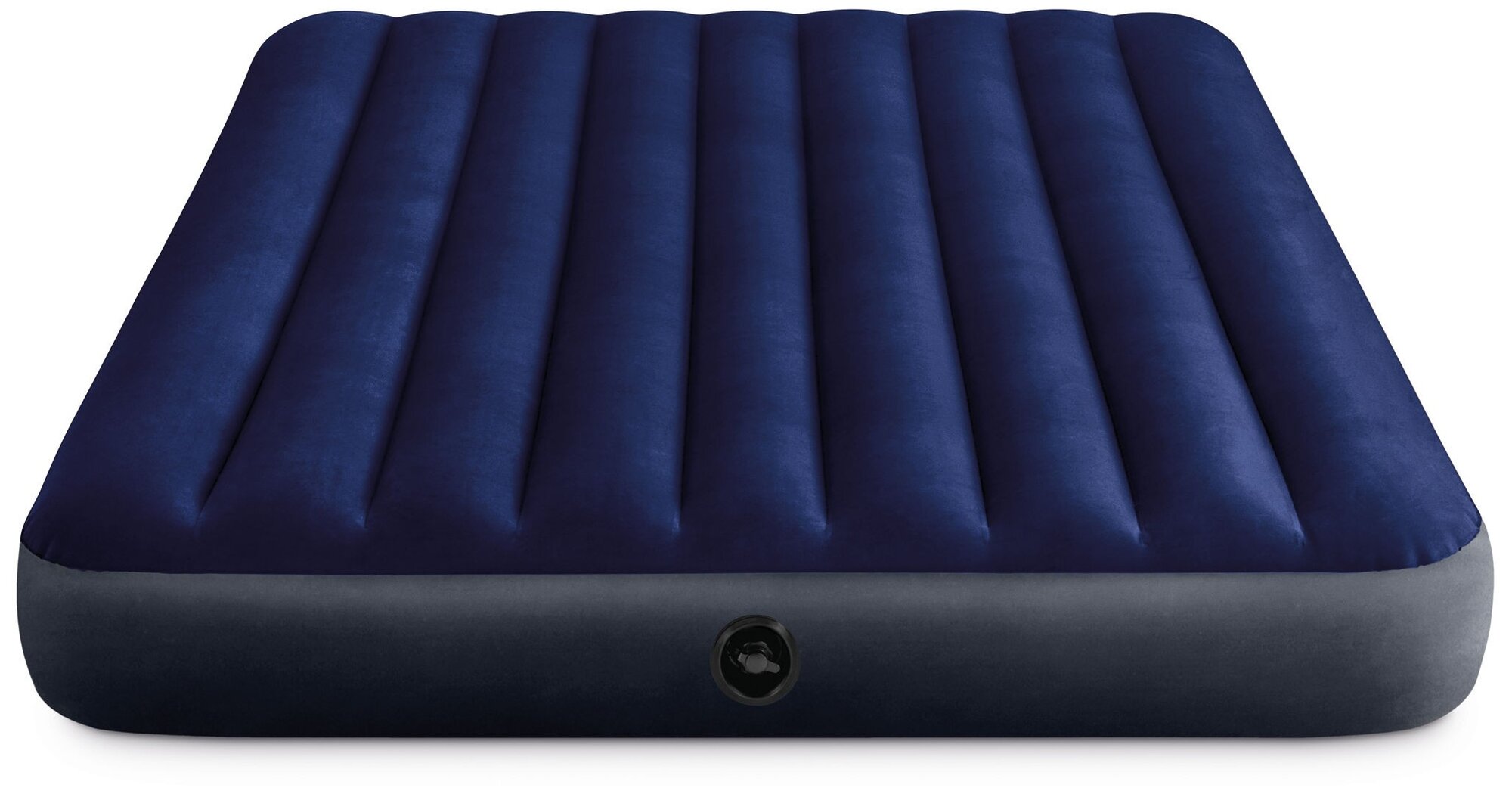 Кровать надувная INTEX 64765 DURA-BEAM CLASSIC DOWNY, с ручным насосом и 2 надувными подушками, 152x203x25 см - фотография № 2