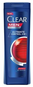 Шампунь против перхоти Clear Men Ultimate Control 2в1, 400 мл