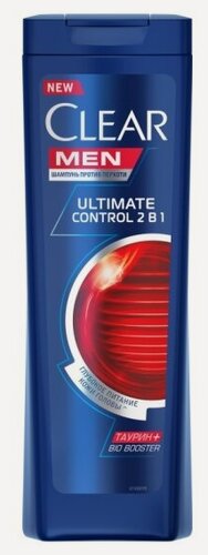 Изображение товара Шампунь против перхоти Клиар (clear) CLEAR Men Ultimate Control 2в1, 400 мл