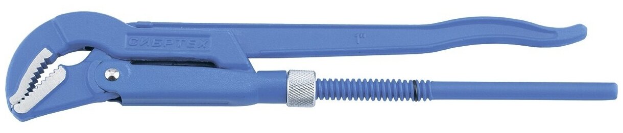 Ключ трубный рычажный №2, 1,5", с изогнутыми губками, СИБРТЕХ 15740 - фотография № 6
