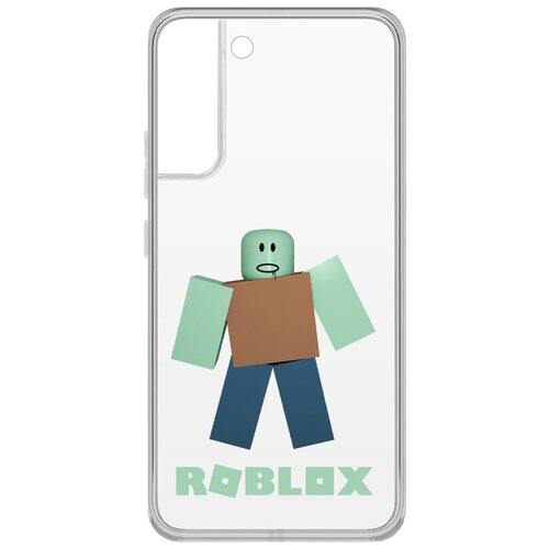 Чехол-накладка Krutoff Clear Case Roblox-Зомби для Samsung Galaxy S22+ чехол накладка krutoff clear case roblox мистер робот для samsung galaxy s22