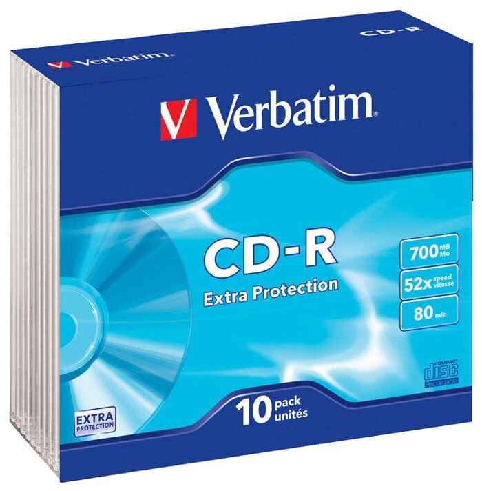Диск Verbatim CD-R 700Mb (43415)
