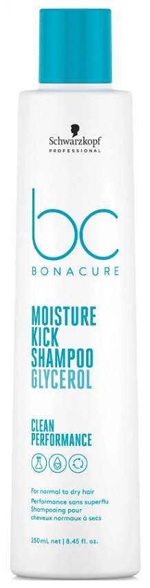 Schwarzkopf Professional Bonacure Hyaluronic Moisture Kick Shampoo - Шварцкопф Шампунь "Интенсивное увлажнение", 250 мл -