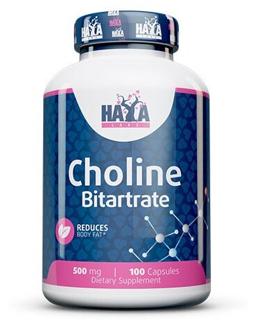 HAYA LABS Choline Bitartrate 500mg (100caps)