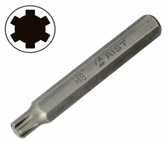 Бита RIBE (райб) M7 10мм L=75мм AIST 1327507R
