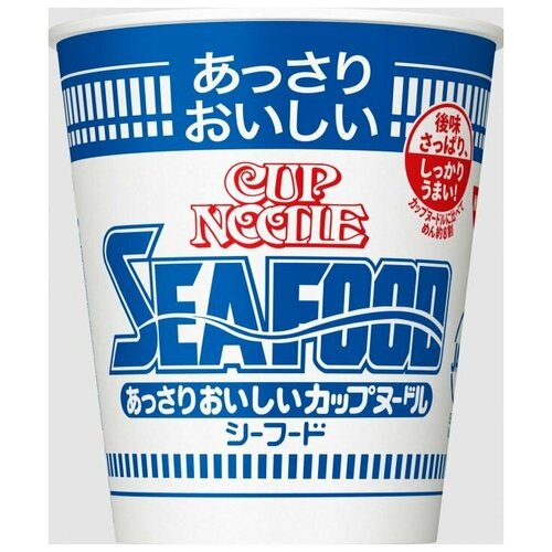 NISSIN CUP NOODLE SEAFOOD лапша С морепродуктами лайт