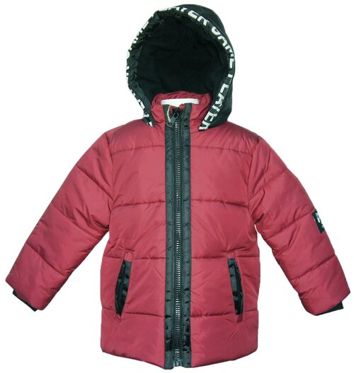Куртка MIDIMOD GOLD, демисезон/зима, манжеты, размер 104-110, бордовый