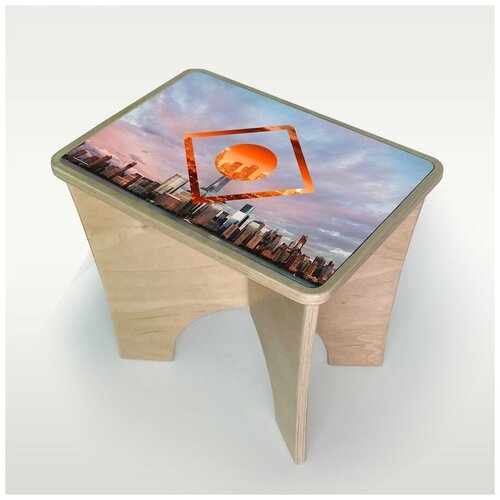 Табурет, стул с изображением пейзаж - 267