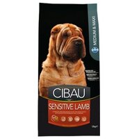 Корм сухой для собак FARMINA Cibau Sensitive ягненок медиум/макси 12 кг