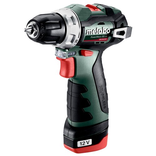 Аккумуляторный шуруповерт Metabo PowerMaxx BS BL 601721500 дрель шуруповерт аккумуляторная metabo powermaxx bs 12 bl 601038500