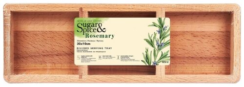 Менажница деревянная Sugar&Spice, прямоугольная, 300х100х25мм (SE105612996)