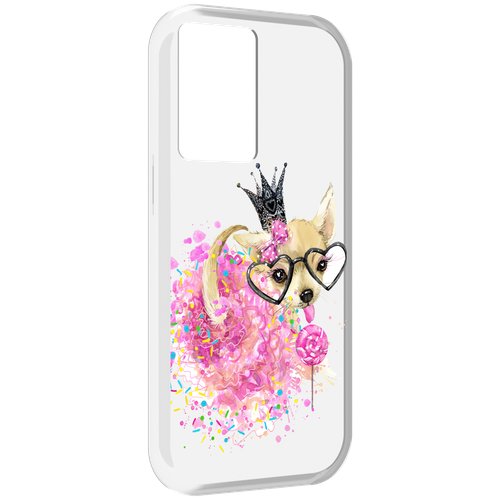 Чехол MyPads сладкая принцесса для OnePlus Nord N20 SE задняя-панель-накладка-бампер