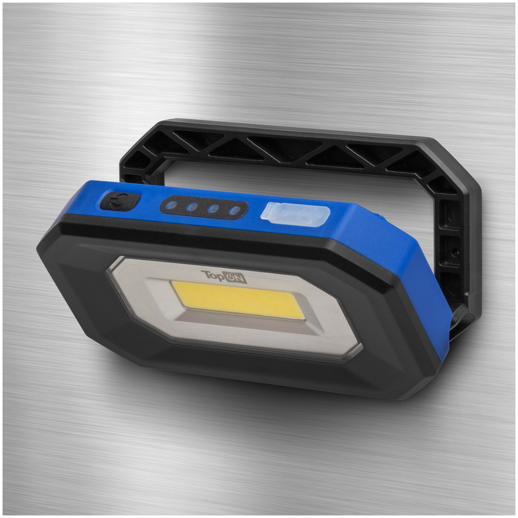 Аккумуляторный фонарь TopON TOP-MX05 LED 5 Вт 500 лм 3.7 B 2 Ач 7.4 Втч дополнительный фонарь, магнитное крепление, Type-C