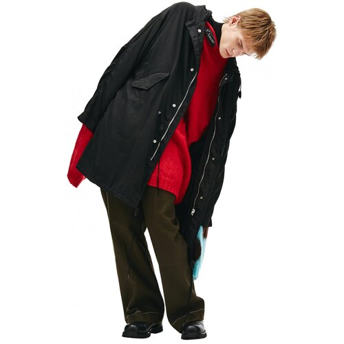 фото Raf simons оверсайз парка с принтом 50