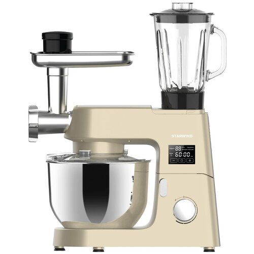 Кухонная машина Starwind SKM8193 планетарвращ 1600Вт золотистый SKM8193 1325100₽