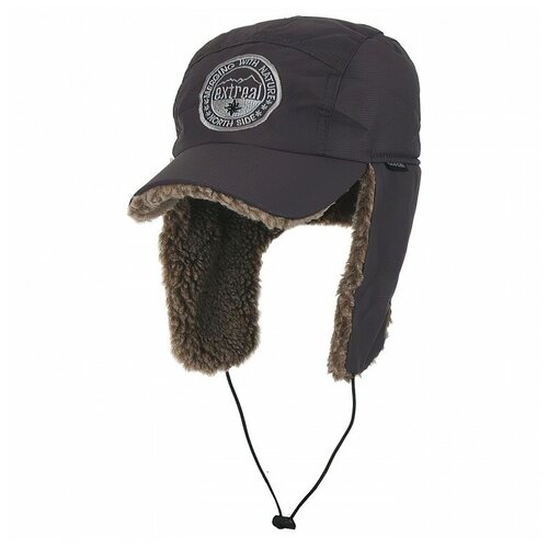 фото Шапка ушанка extreal, коричневый