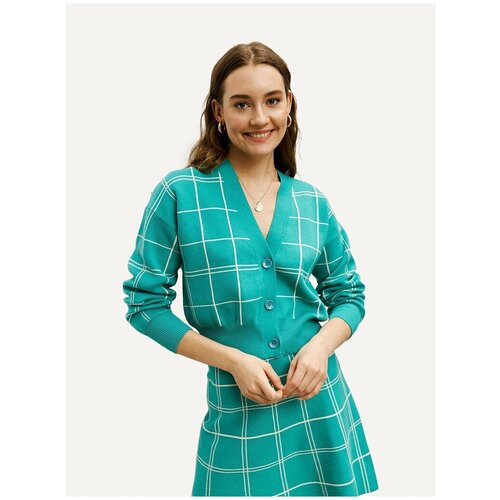 Seven Senses Кардиган жен 221.140071 бирюзовый 42 (XS)
