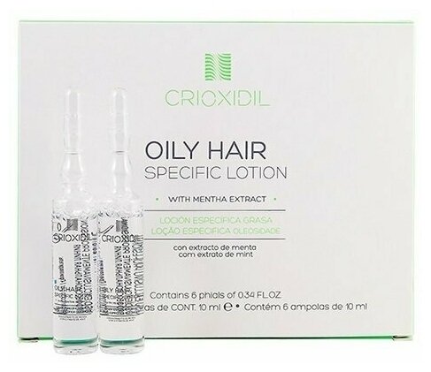 Лосьон для жирной кожи головы, 6x10 мл/ Oily Hair Specific Lotion, Crioxidil (Криоксидил)