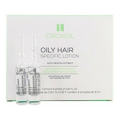 Лосьон для жирной кожи головы, 6x10 мл/ Oily Hair Specific Lotion, Crioxidil (Криоксидил) балансирующий лосьон для комбинированной и жирной кожи balancing lotion combination to oily skin