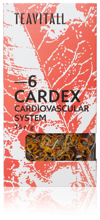 Чайный напиток для сердечно-сосудистой системы TeaVitall Cardex 6, Масса нетто: 75 г GreenWay Здоровое сердце, здоровые сосуды! - фотография № 1