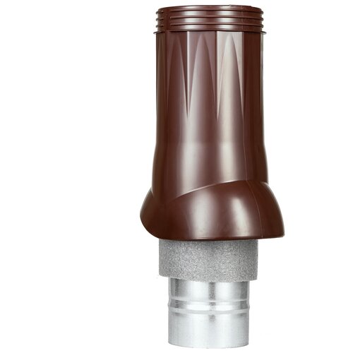 Выход вентиляционный 125/160 Коричневый изолированный для нанодефлектора, пластик