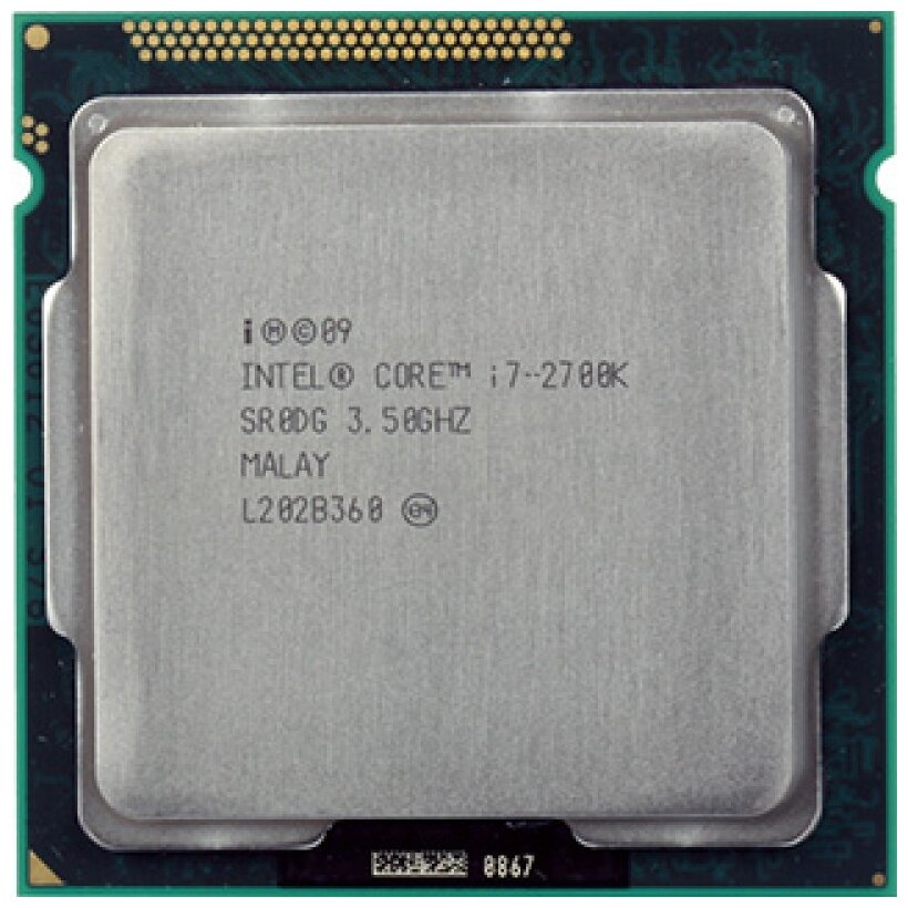 Процессор Intel Core i7-2700K Sandy Bridge LGA1155 4 x 3500 МГц