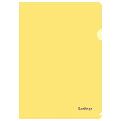 Папка-уголок Berlingo, А4, 180мкм, прозрачная желтая, упаковка 20 шт. папка уголок berlingo а4 180мкм прозрачная зеленая упаковка 20 шт