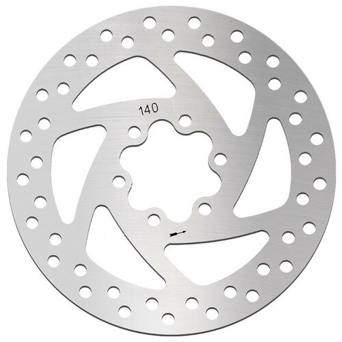 Тормозной диск (140 мм, 6 отверстий) для электросамокатов Kugoo M4 / M4 Pro / Max Speed / M5, WS Taiga / Luna и др.