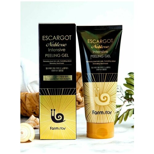 Гель с муцином королевской улитки FarmStay Escargot Noblesse Intensive Peeling Gel