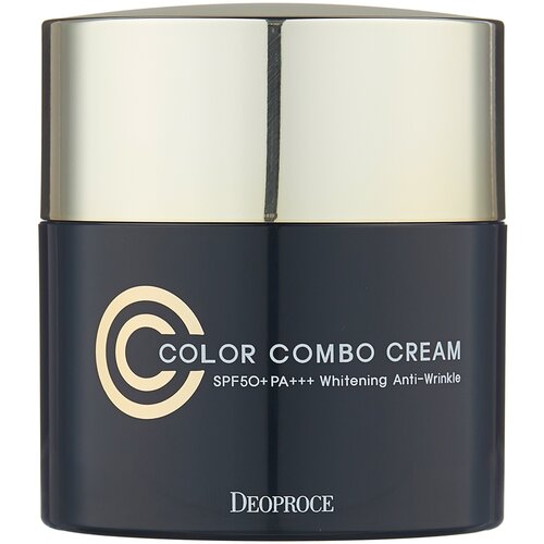 Deoproce CC крем Color Combo, SPF 50, 40 мл/40 г, оттенок: 21, 1 шт. deoproce dd крем stem cell daily de aging spf 50 40 мл 40 г оттенок 21 light beige