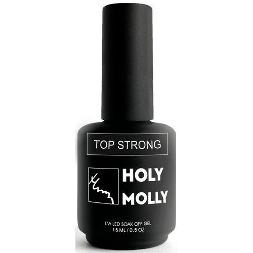 HOLY MOLLY верхнее покрытие Top Strong, прозрачный, 15 мл