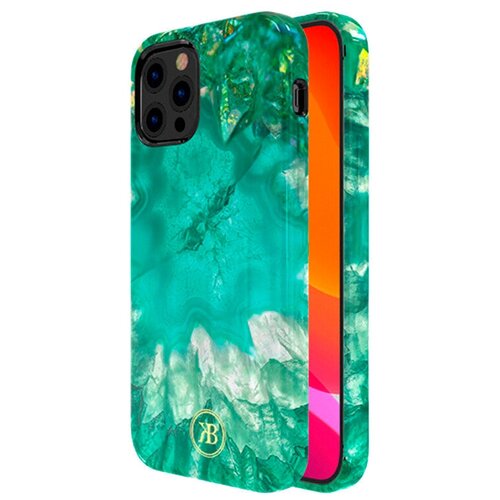 Чехол PQY Agate для iPhone 12 Pro Max Зелёный