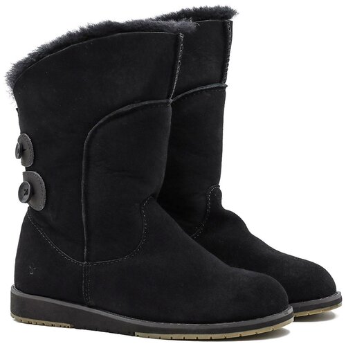 фото Сапоги с натуральным мехом anda emu australia w11854 черный 39