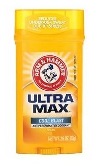 Arm&Hammer Дезодорант-антиперспирант стик Ultramax Cool Blast, 73 мл