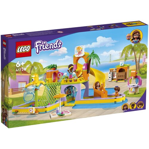 конструктор lego friends 41720 парк водных приключений Конструктор Lego Friends, Водный пар, 373 детали, 3 фигурки (41720-L)