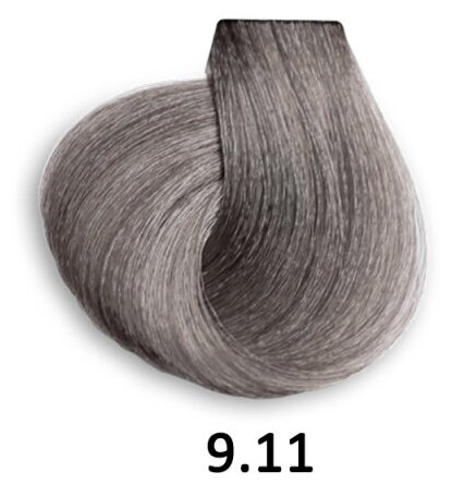 Краска для волос Ollin Professional Platinum Collection Перманентная крем-краска 100 мл, Цвет 9-11 Блондин интенсивно-пепельный